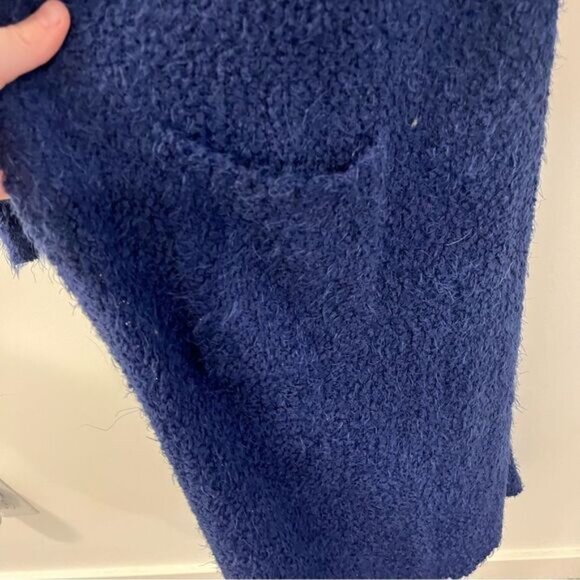 Torrid Popcorn Duster Open Front Sweater Blue 1/1X - Picture 12 of 16